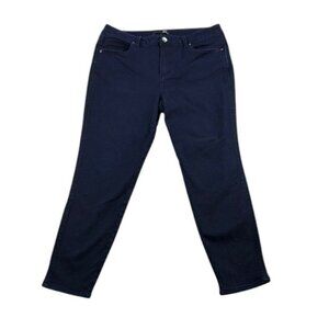 1822 Denim Jeans Dark Wash Skinny Mid Rise Women's Size 14